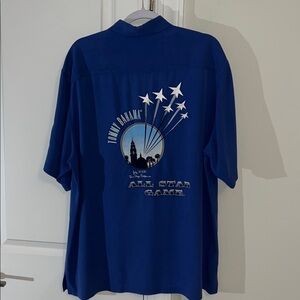 Tommy Bahama July 12 2016 All Star Game Petco Park San Diego Silk Baseball Shirt